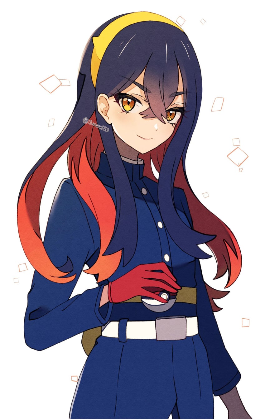 carmine (pokemon and 1 more) drawn by sana_(sanaa653)