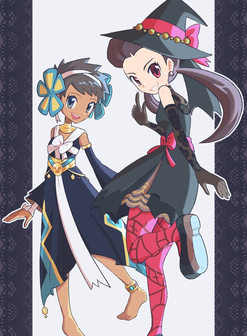 roxanne and phoebe (pokemon and 1 more) drawn by 22z3r0