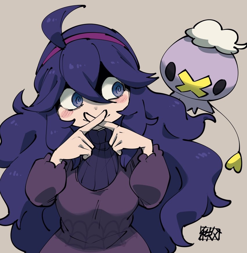 hex maniac and drifloon (pokemon and 1 more) drawn by chichibu_(watson)