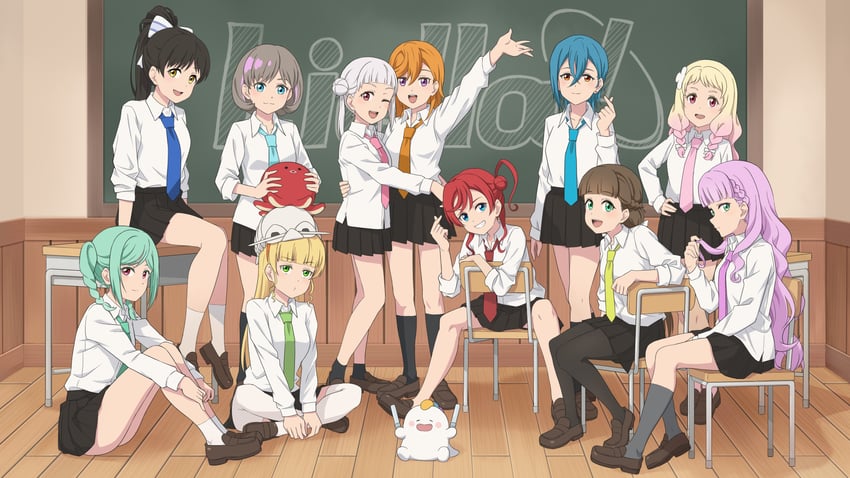shibuya kanon, heanna sumire, tang keke, arashi chisato, hazuki ren, and 7 more (love live! and 1 more) drawn by laofuzi_dai_bansho