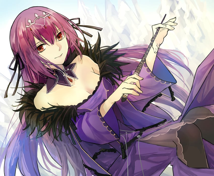 scathach and scathach skadi (fate and 1 more) drawn by tsengyun