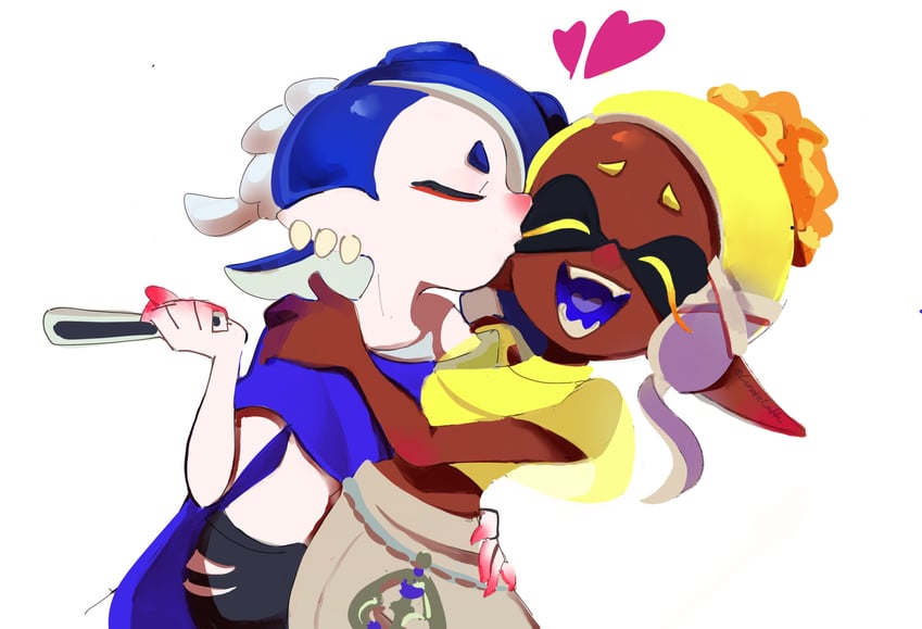 shiver and frye (splatoon and 1 more) drawn by m4tcham0chi