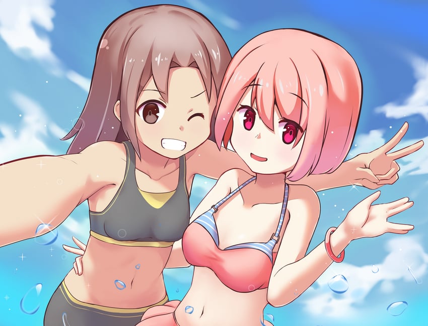 natsumi and mei (suguri and 2 more) drawn by kelsuis