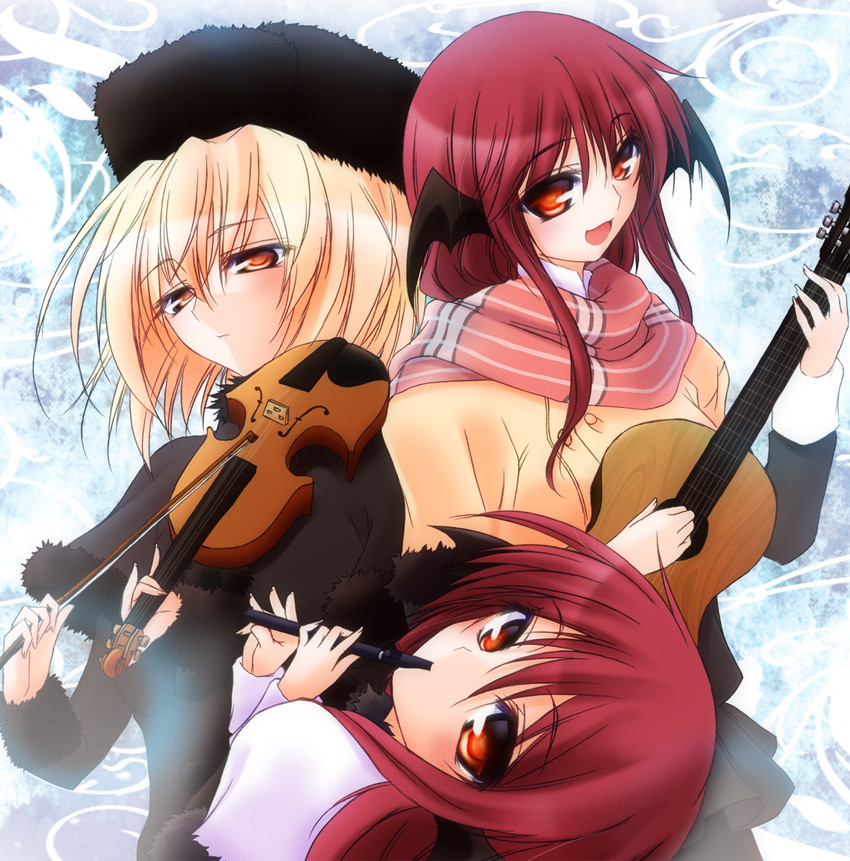 koakuma and lunasa prismriver (touhou and 1 more) drawn by hazuki_kasane