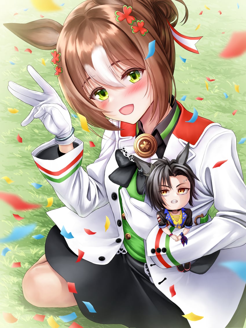 fine motion and air shakur (umamusume) drawn by manu_lee