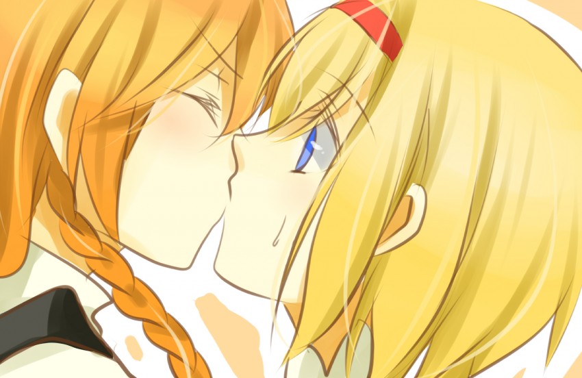 kirisame marisa and alice margatroid (touhou) drawn by uto_uto