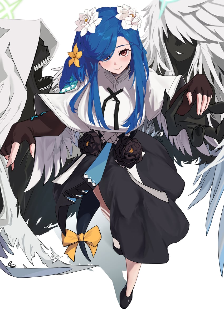 dizzy, necro, undine, and queen dizzy (guilty gear and 1 more) drawn by tuzi_yan