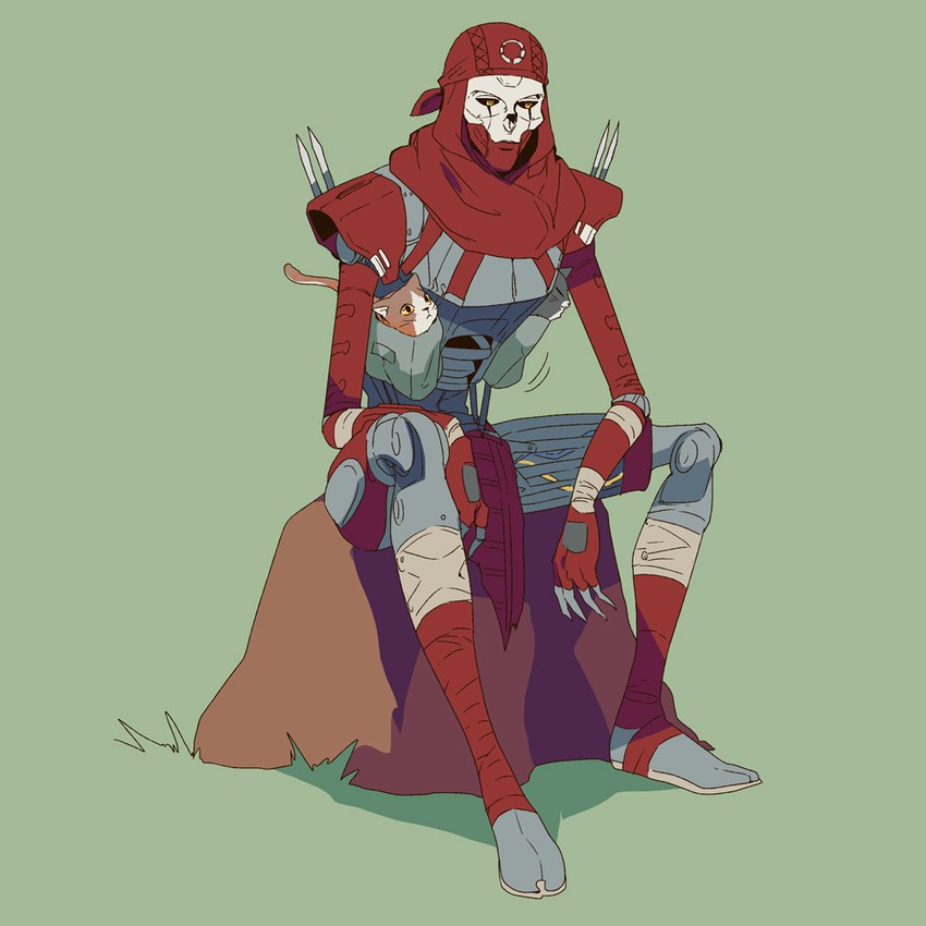 revenant and classic revenant (apex legends) drawn by mizu_cx