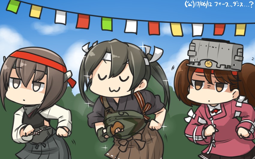 zuikaku, ryuujou, taihou, zuikaku kai ni, taihou kai, and 1 more (kantai collection) drawn by hamu_koutarou
