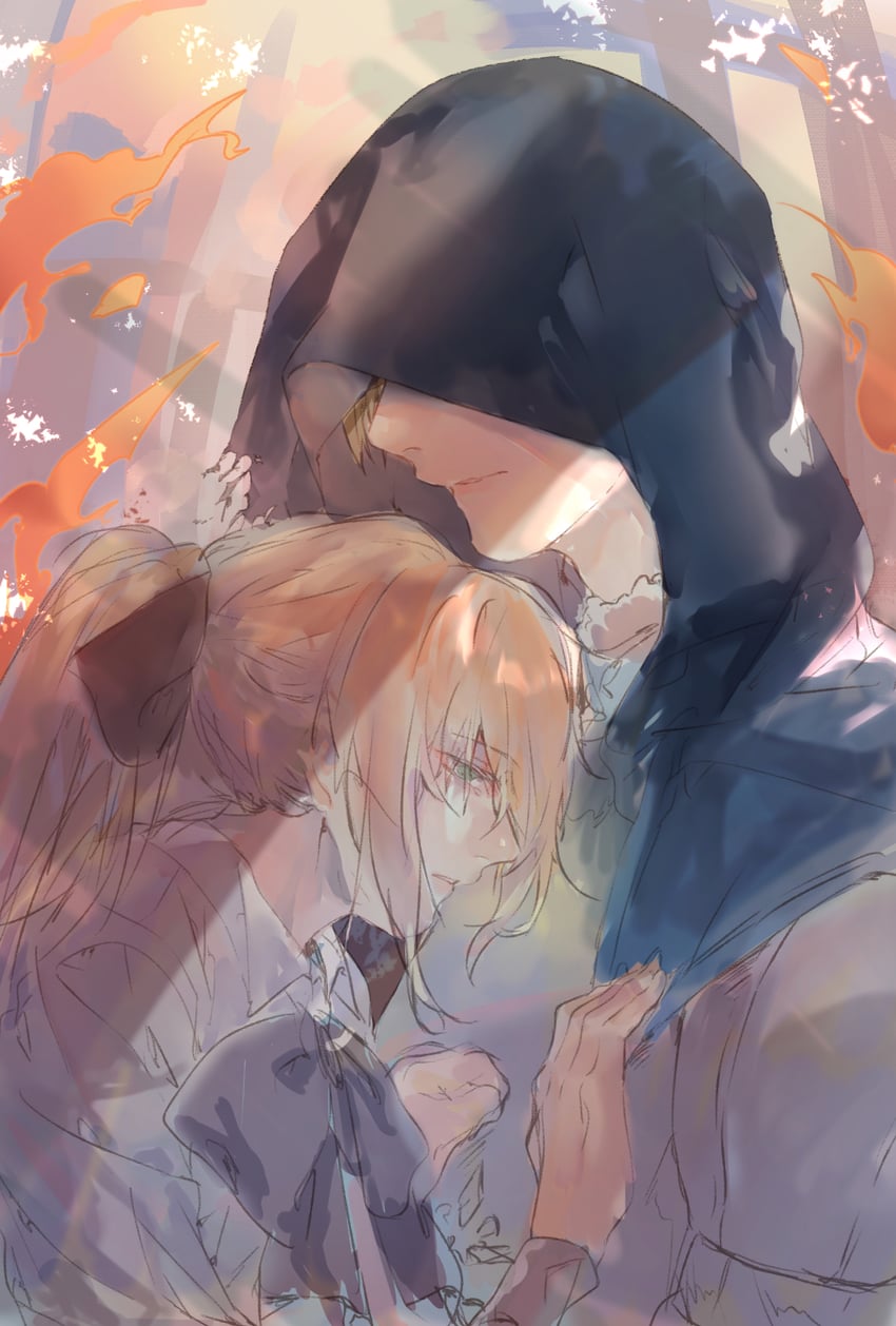 aesc and uther pendragon (fate and 1 more) drawn by yamo_27