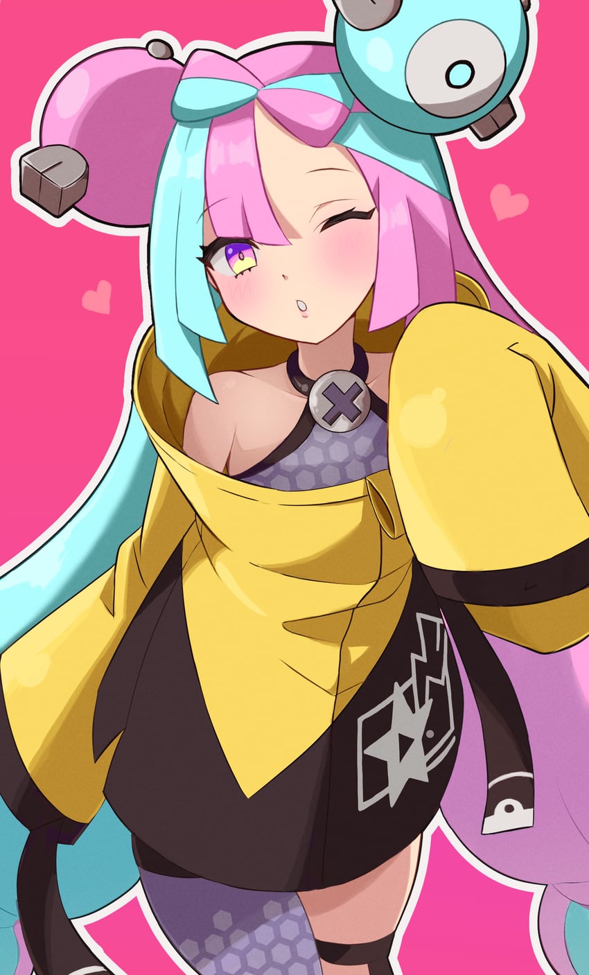 iono (pokemon and 1 more) drawn by jun_(jun_mysk)