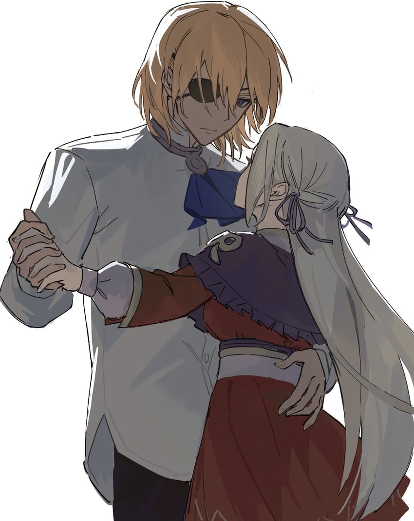 edelgard von hresvelg and dimitri alexandre blaiddyd (fire emblem and 1 more) drawn by ikaikakka