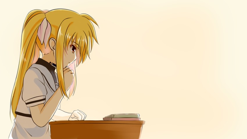 fate testarossa (lyrical nanoha and 1 more) drawn by kerorokjy