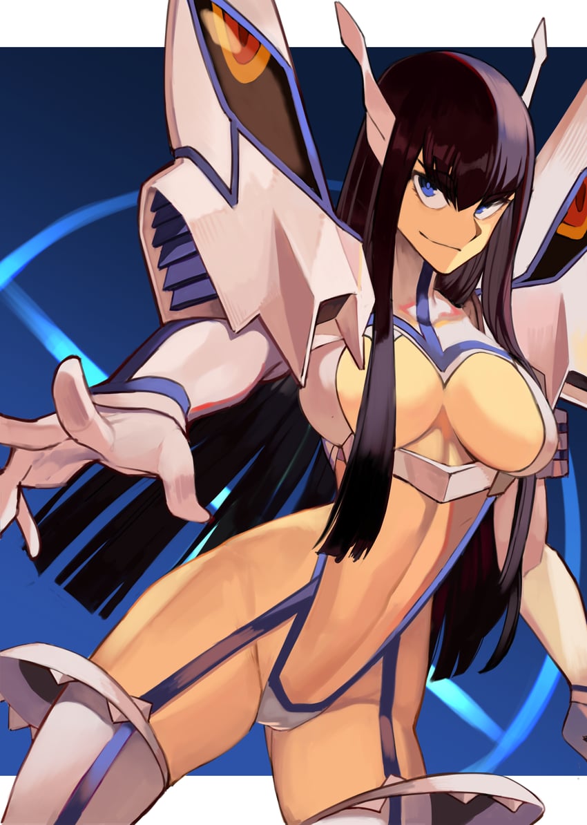 kiryuuin satsuki and junketsu (kill la kill) drawn by alwaysregg