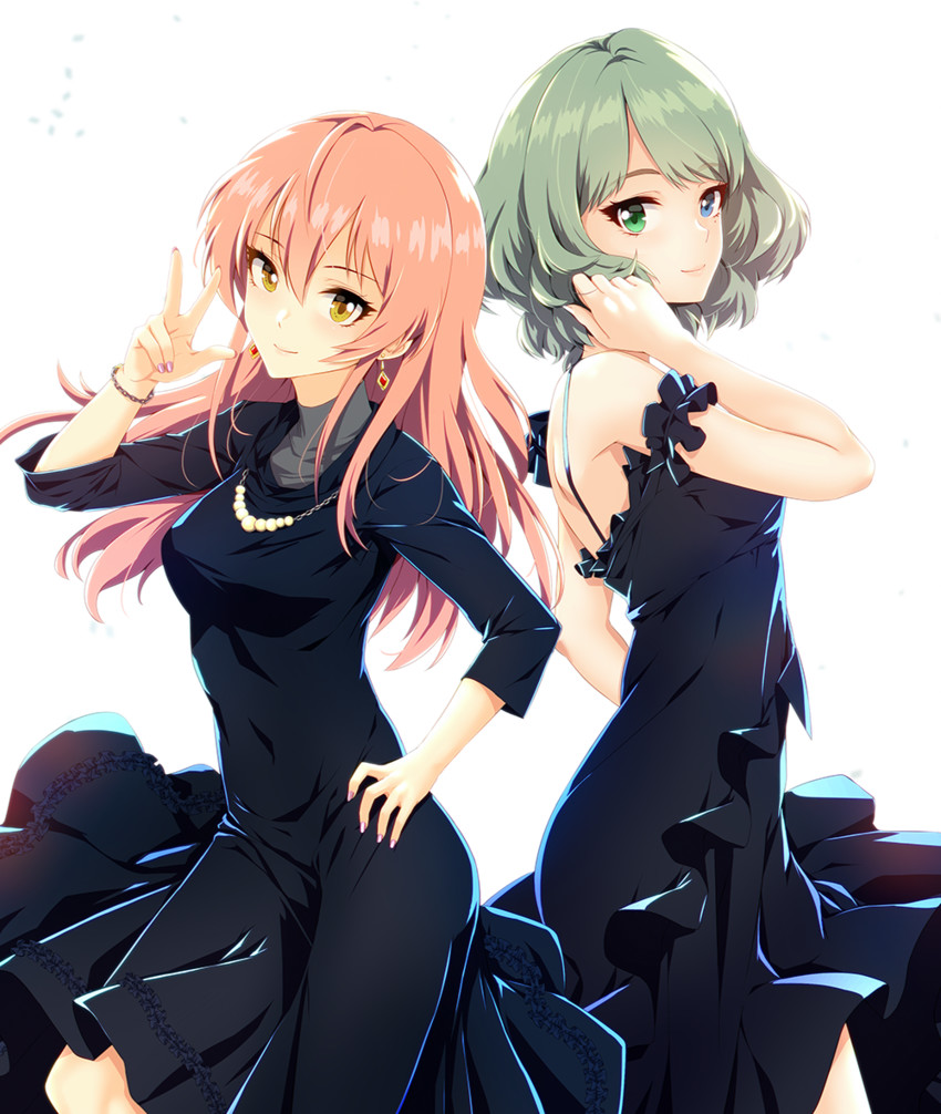 takagaki kaede and jougasaki mika (idolmaster and 1 more) drawn by infinote