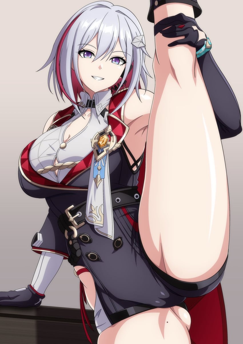 topaz (honkai and 1 more) drawn by makiri_akira
