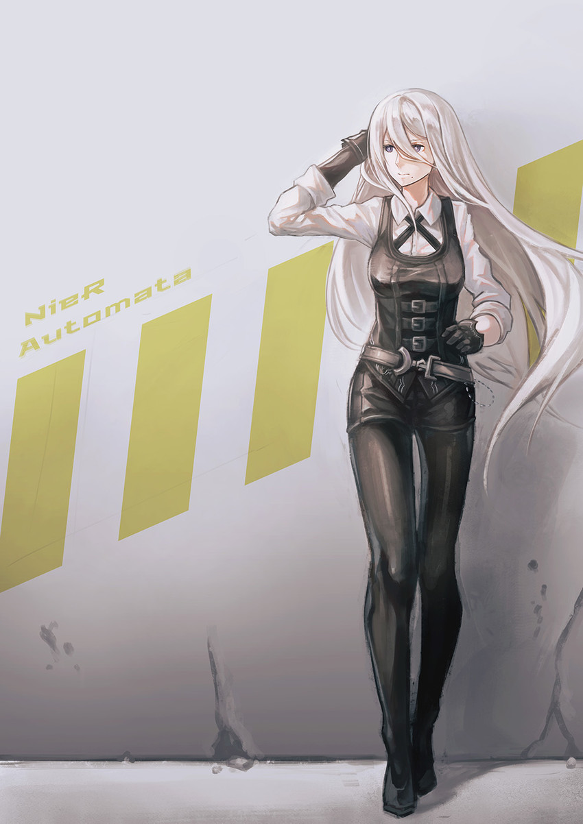 a2 (nier and 1 more) drawn by a-er_(akkij0358)