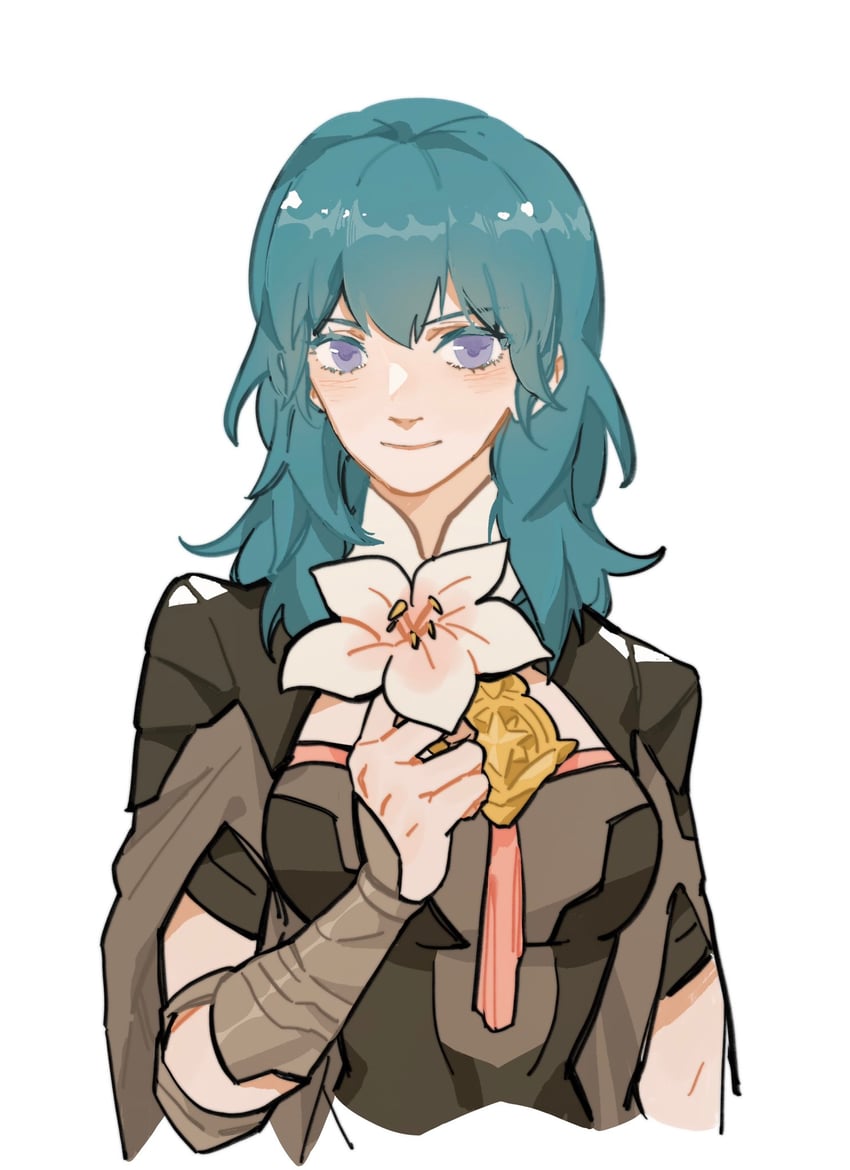 female byleth (fire emblem and 1 more) drawn by julianlynnnn