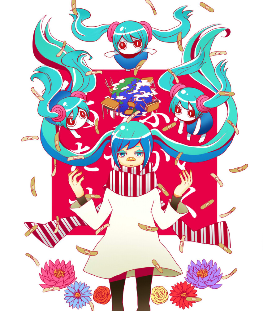 hatsune miku and aimaina (vocaloid and 1 more) drawn by saitamax