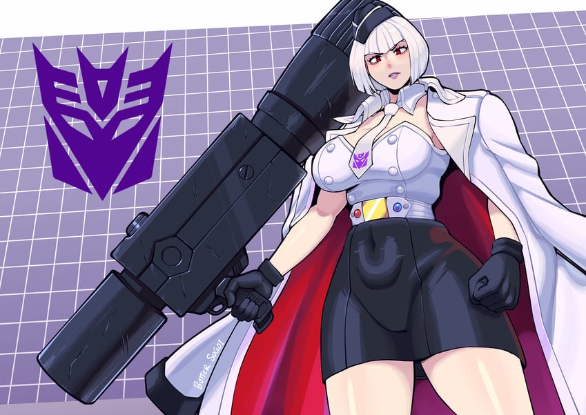 megatron (transformers and 1 more) drawn by butter_sugoi