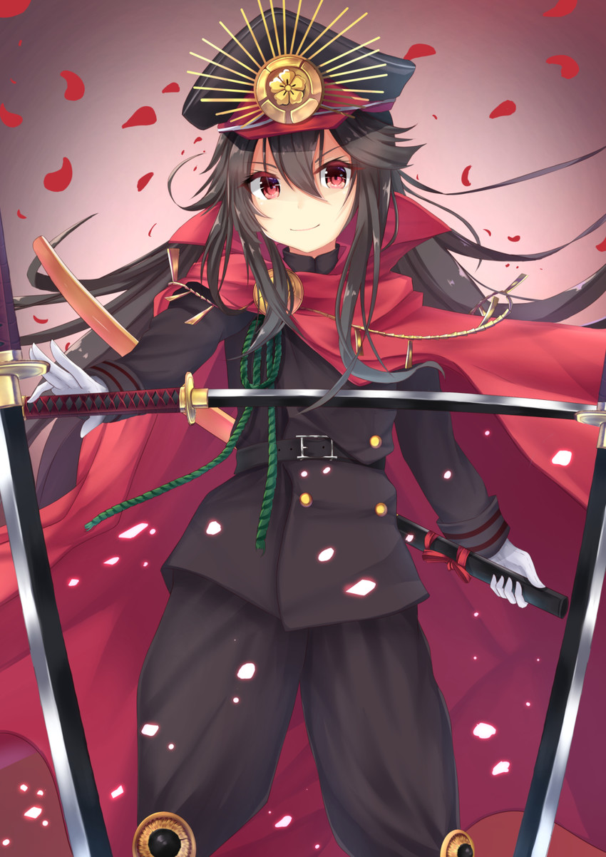 oda nobunaga (fate and 1 more) drawn by kazuha_(saku_kn)