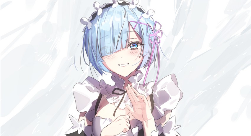 rem (re:zero kara hajimeru isekai seikatsu) drawn by wata_(attaka_towel)