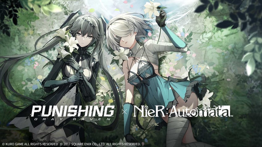 2b, lucia, kaine, and lucia: dawn (nier:automata and 2 more)
