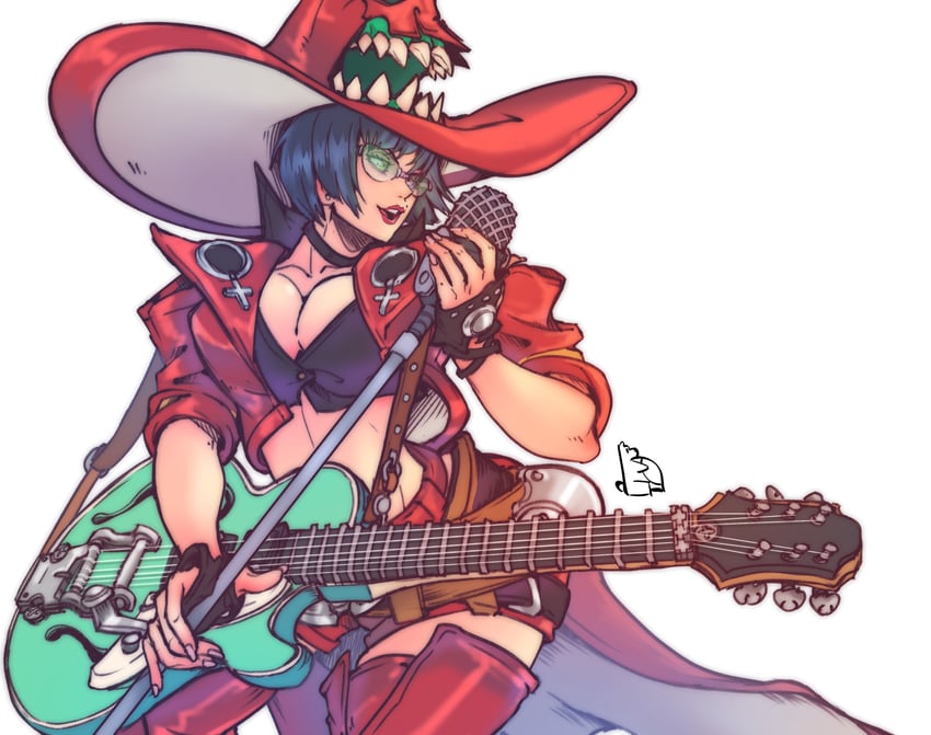 i-no (guilty gear and 1 more) drawn by piccolourme