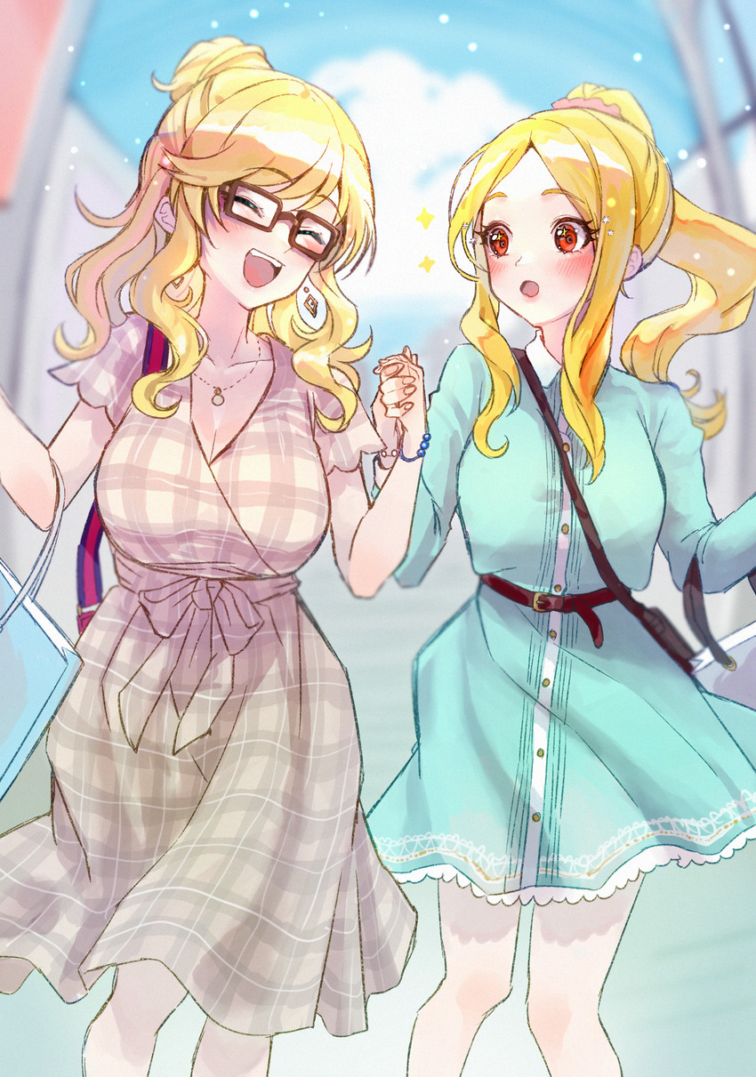 ohtsuki yui and mochizuki hijiri (idolmaster and 1 more) drawn by fujima_(k114)