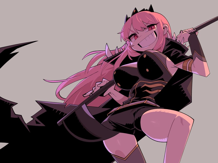 mori calliope (hololive and 1 more) drawn by cocomayo29_(tomato)