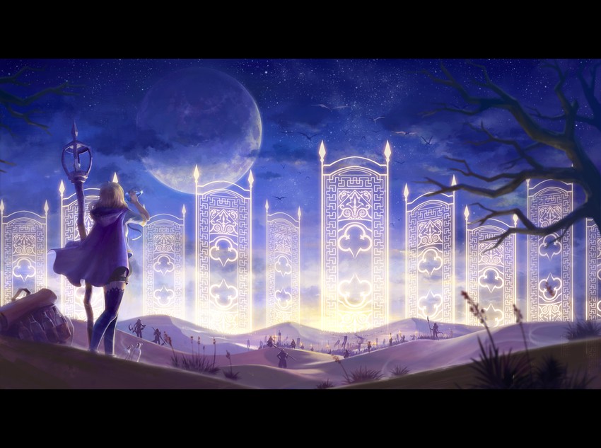 pixiv fantasia and 1 more drawn by g_tong