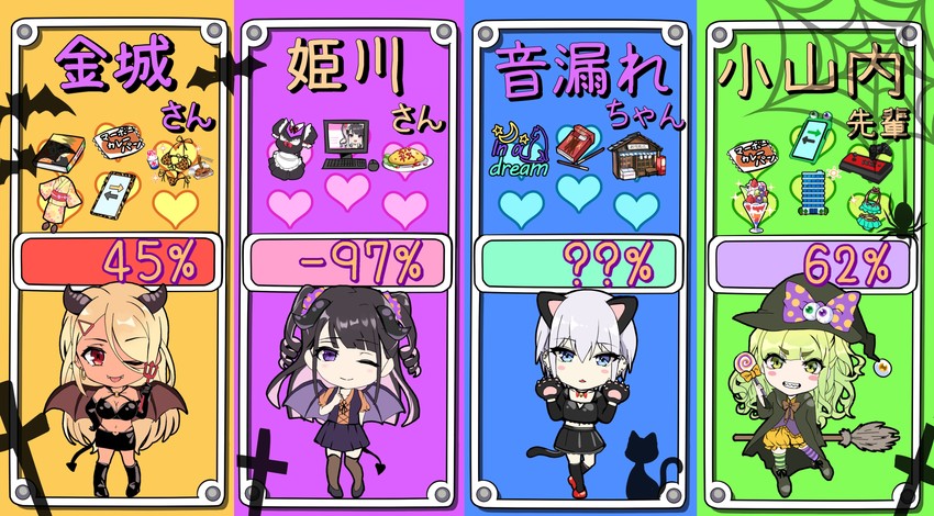 osanai, kinjyou, otomore, and himekawa (original and 2 more) drawn by shashaki
