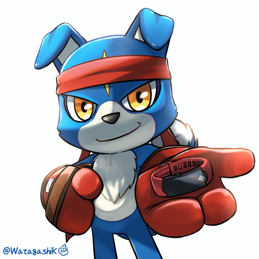 gaomon (digimon) drawn by watagashikn