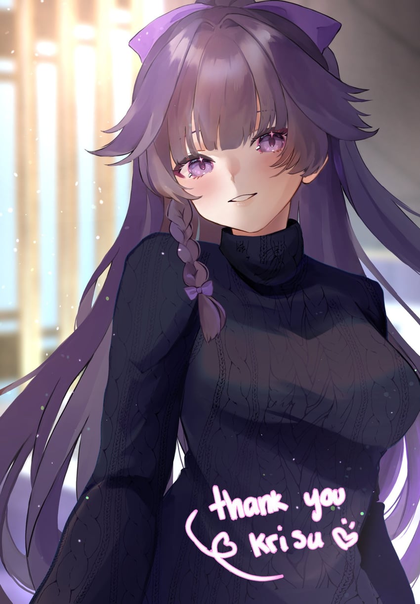 raiden mei (honkai and 1 more) drawn by mofumanju