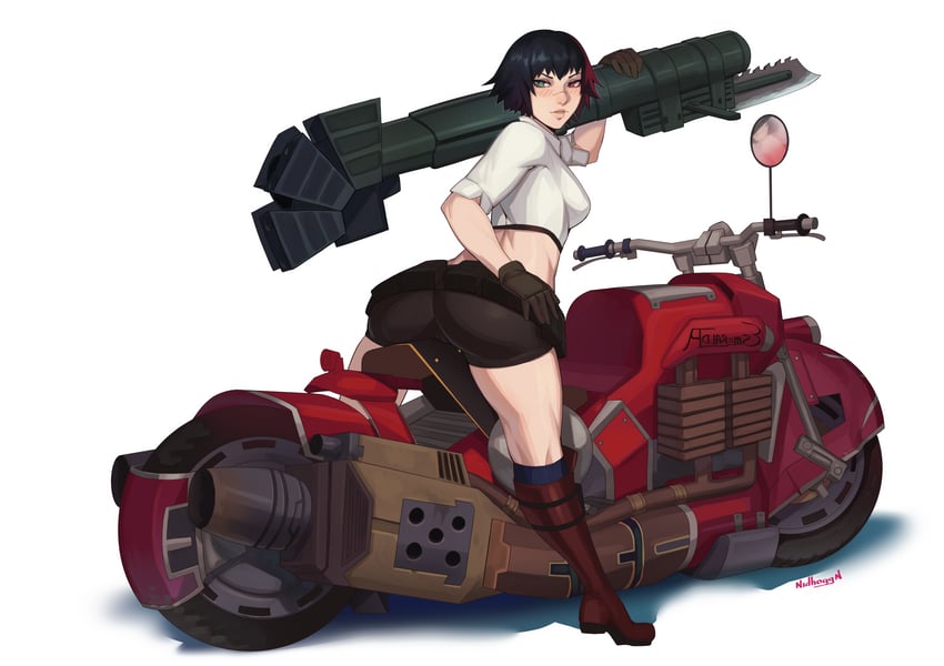 lady (devil may cry and 1 more) drawn by nidhoggn