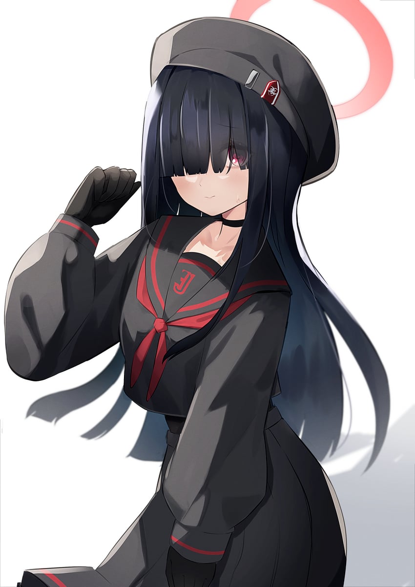 justice task force member (blue archive) drawn by e_buki