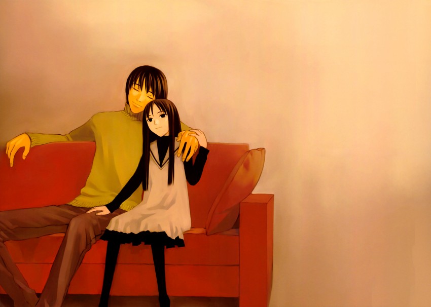 misaki minato and kuroe kurose (blood alone) drawn by takano_masayuki