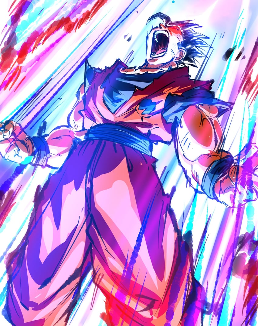 son gohan (dragon ball and 3 more) drawn by rz28kp