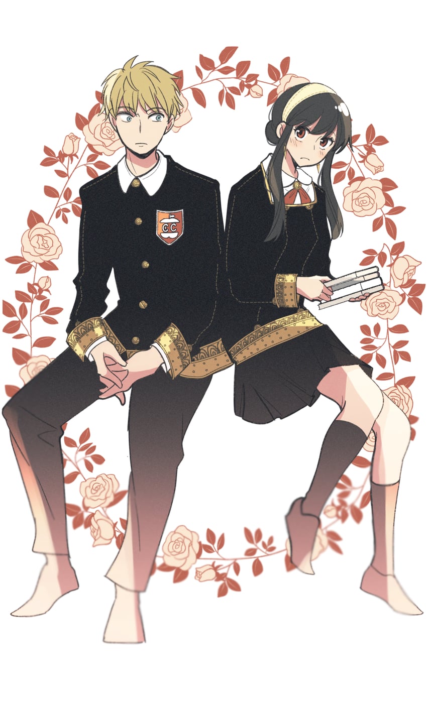 yor briar and twilight (spy x family) drawn by alex_(sandora)