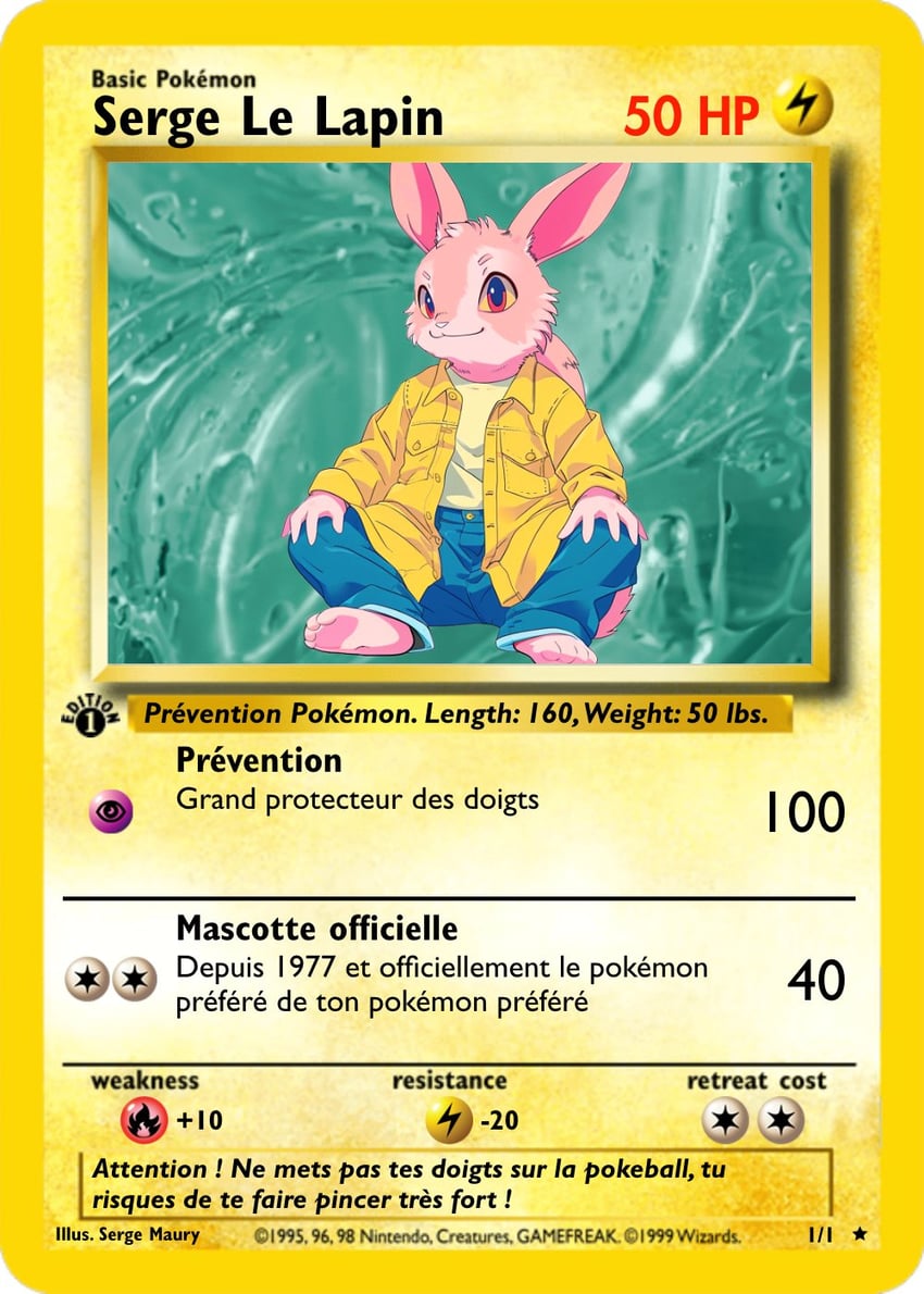 serge le lapin (pokemon and 2 more) drawn by sergelapinratp