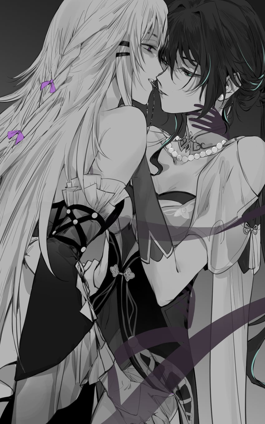 herta, the herta, and ruan mei (honkai and 1 more) drawn by alpha.e