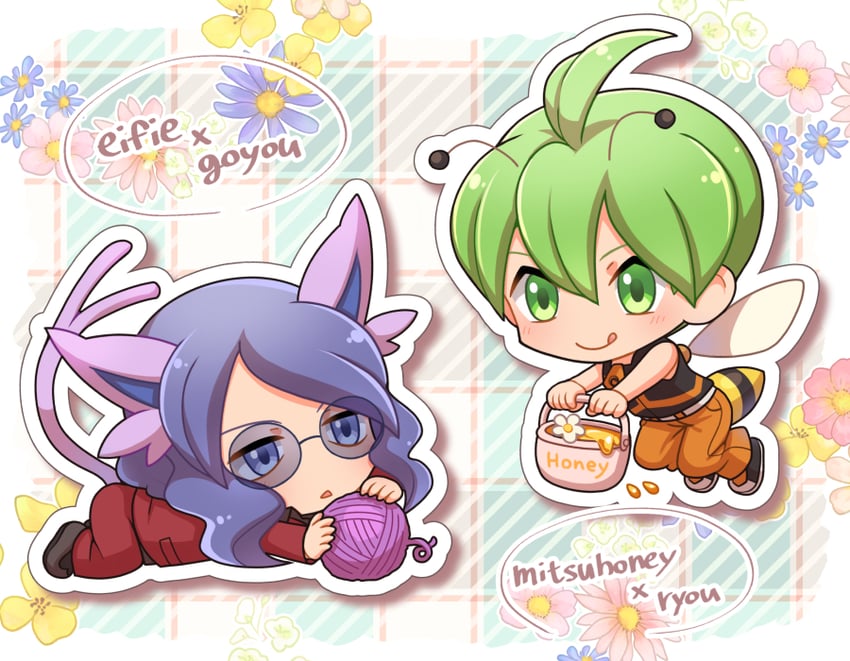 lucian and aaron (pokemon and 1 more) drawn by akr_(tvfz2233)