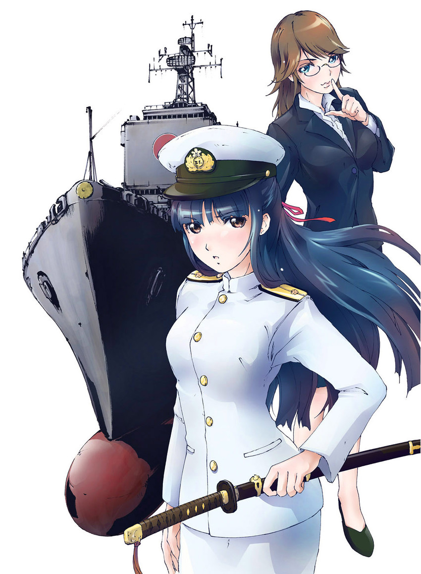 touen-no-miya nako and shinonome kaoruko (jokou no seisen) drawn by washio_naohiro
