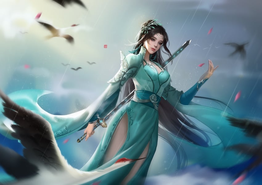 yun yun (doupo cangqiong) drawn by yun_yun_guan_bo