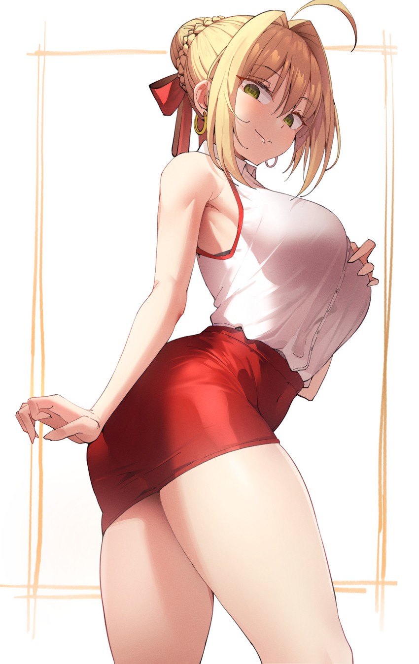 nero claudius (fate and 2 more) drawn by k_pring