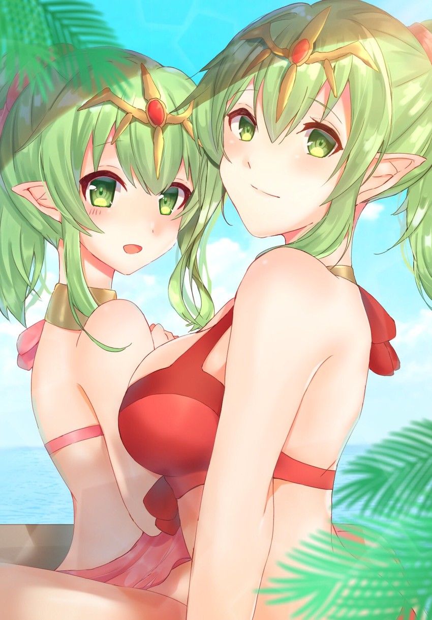 tiki (fire emblem and 3 more) drawn by edamameoka