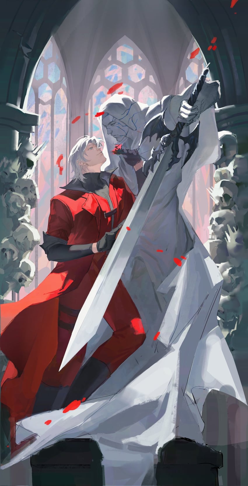 dante and nelo angelo (devil may cry and 1 more) drawn by jing84672940