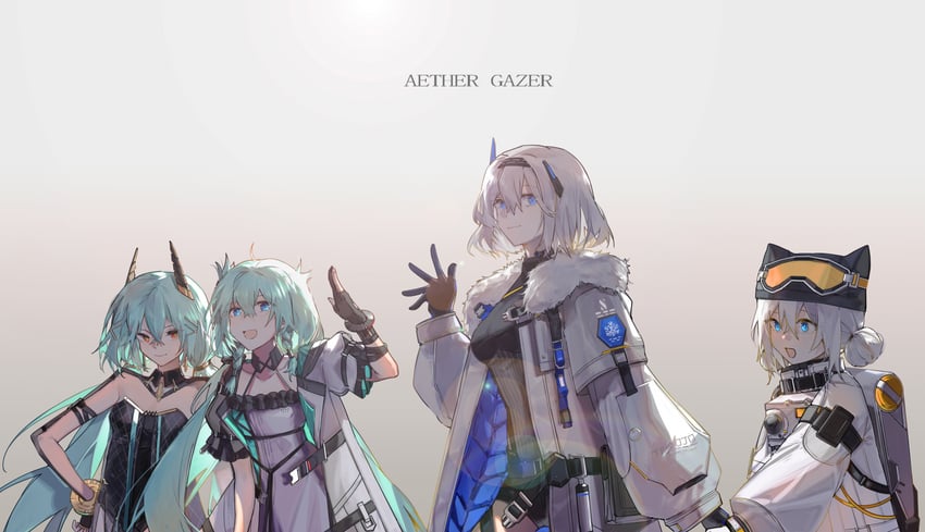 osiris, ausar, leviathan, and vidar (aether gazer) drawn by blueblossom