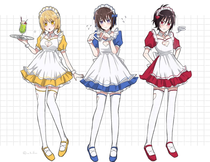 cagalli yula athha, kira yamato, and shinn asuka (gundam and 3 more) drawn by omu1030