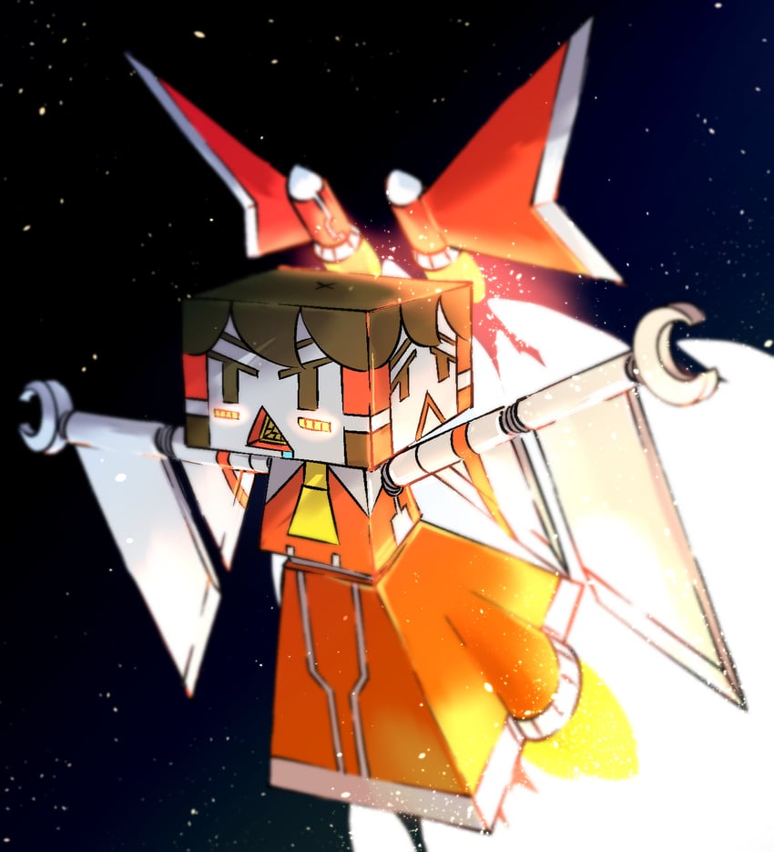 hakurei reimu and sakenomi (touhou and 1 more) drawn by ukiwagirl